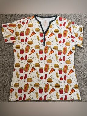 LAST CHANCE* Little Sleepies Fast Food Shirt Women Medium